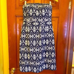 Strapless Banana Republic dress